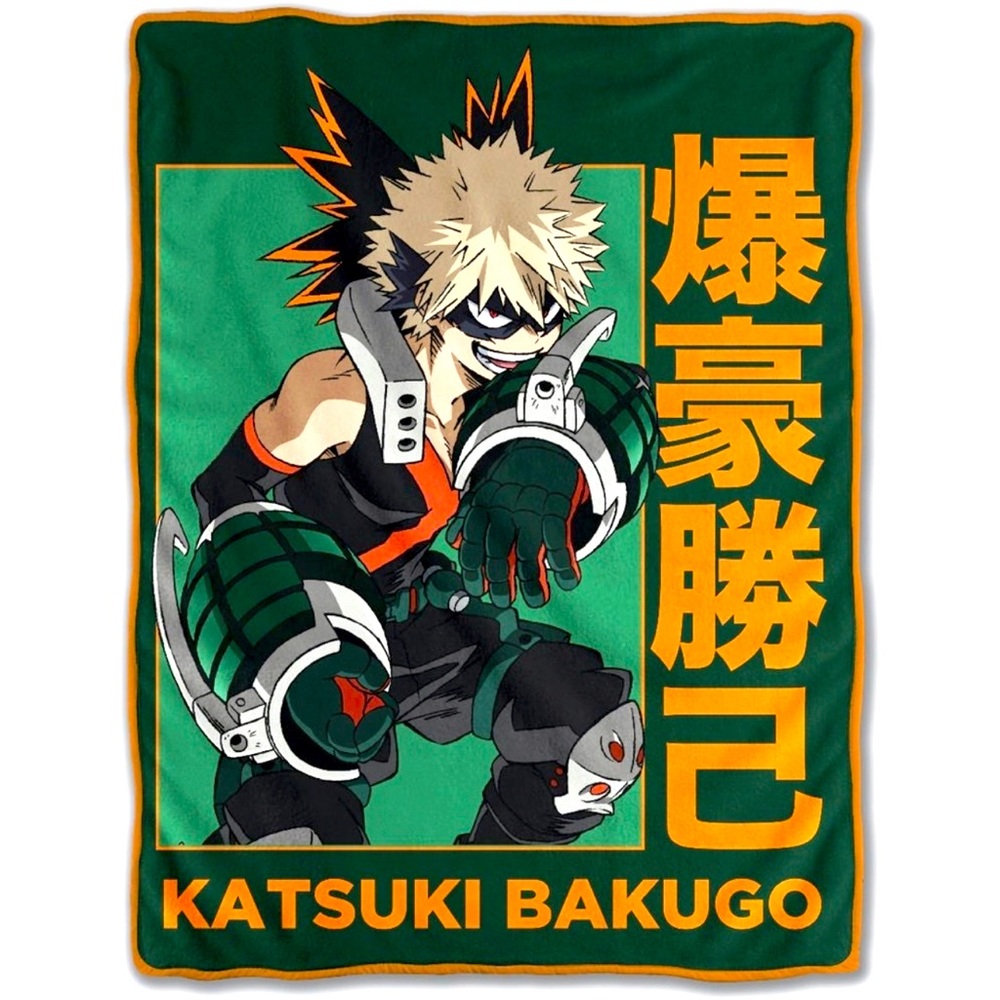 My Hero Academia “Katsuki Bakugo” Character Blanket  45x60